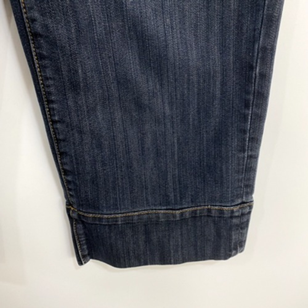 Chico's Women's Platinum Capri Jeans Size Small 4 Blue Denim Back Pockets - Picture 14 of 16